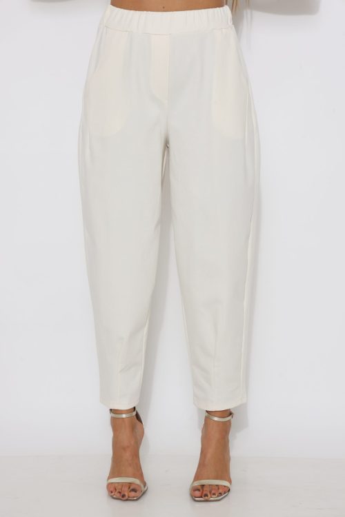 מכנס קאלי שמנת