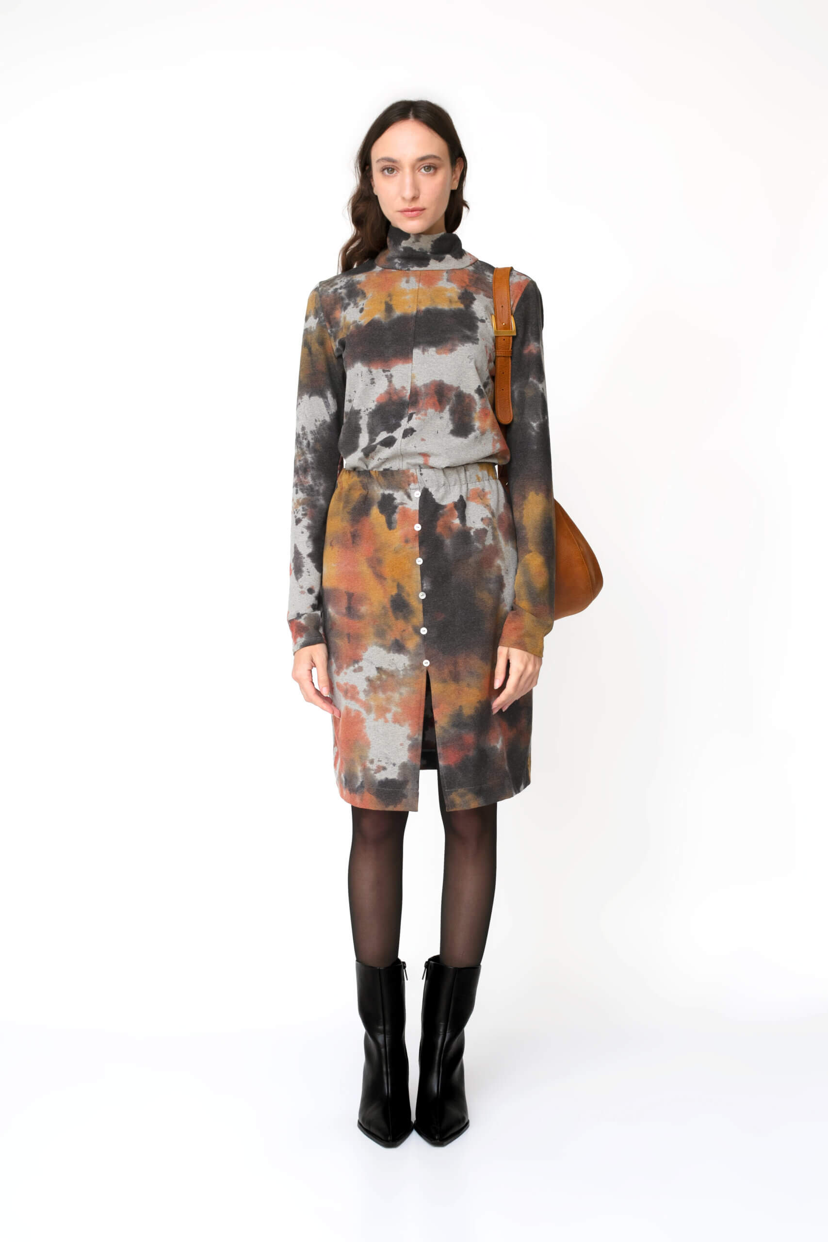 חצאית טאי דאי פרינט – תמונה 2