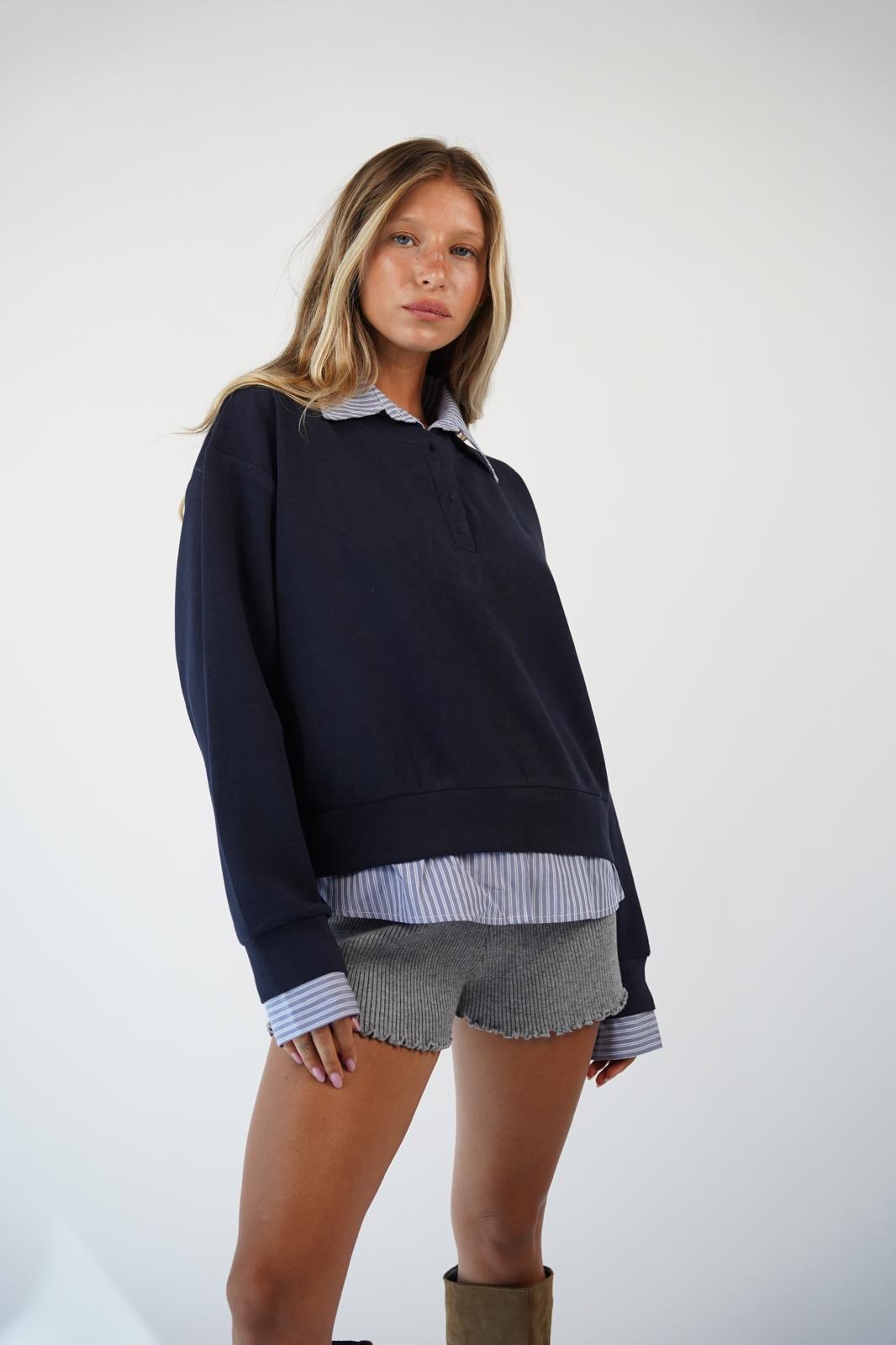 חולצת פוטר אוליביה כחולה – תמונה 2