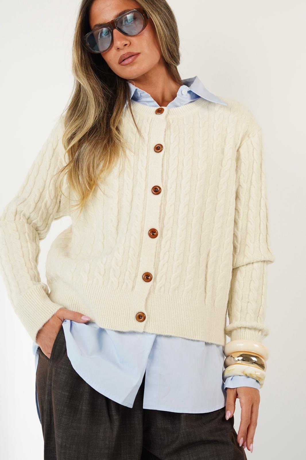 סריג טופז שמנת