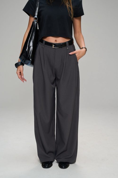 מכנס טום אפור-עכבר