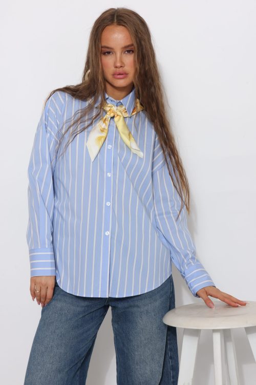 חולצת טוני צעיף צהוב