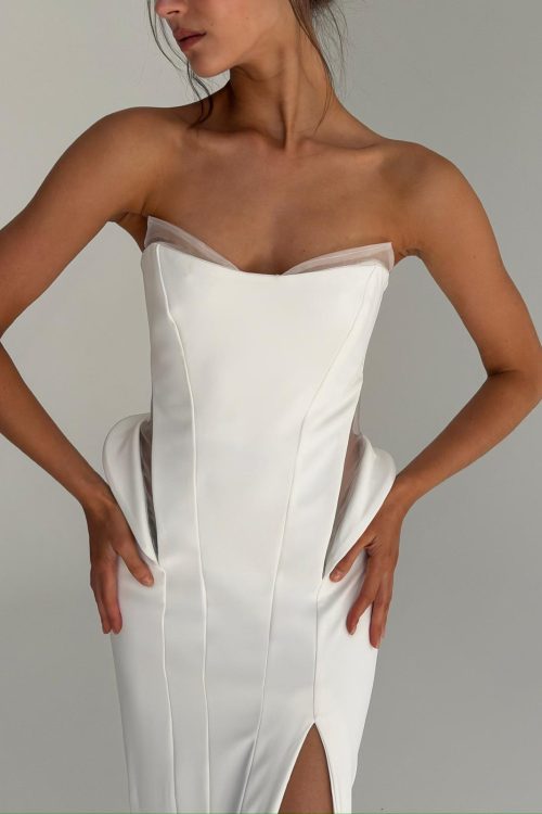 שמלת פרייס לבנה