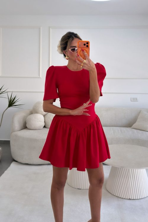 שמלת טוטו אדומה