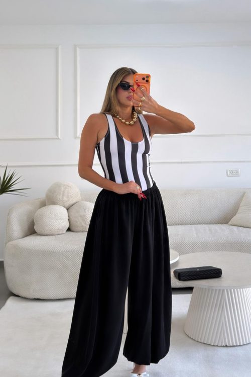 מכנס בלון שחור