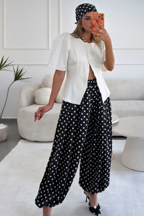 מכנס בלון נקודות