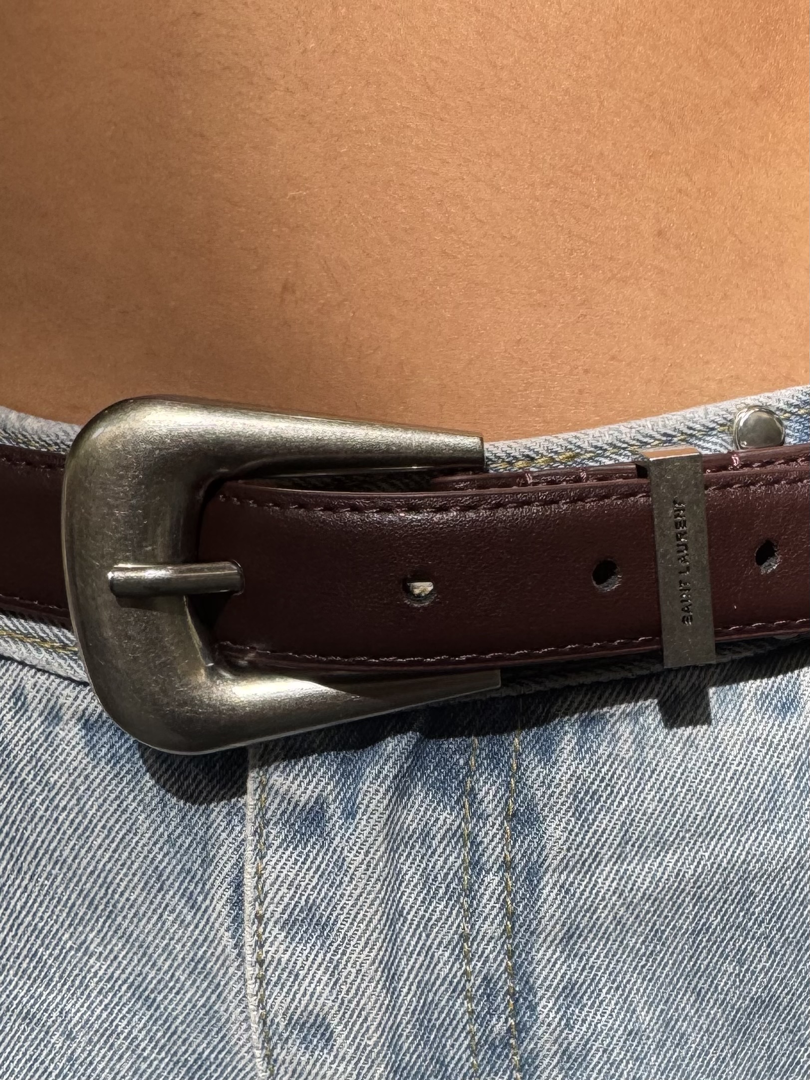 חגורת לני בורדו יין – תמונה 2