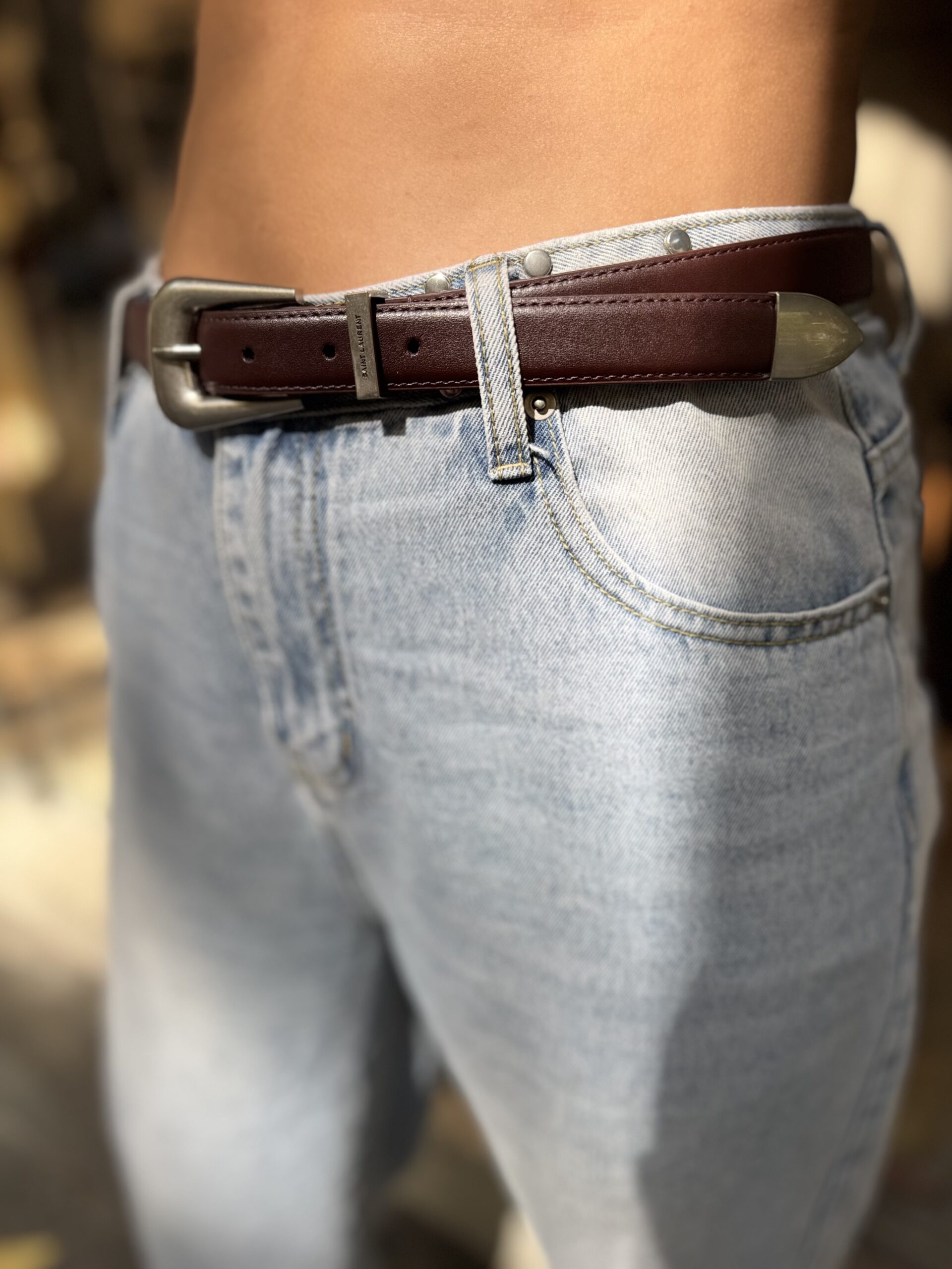 חגורת לני בורדו יין – תמונה 3