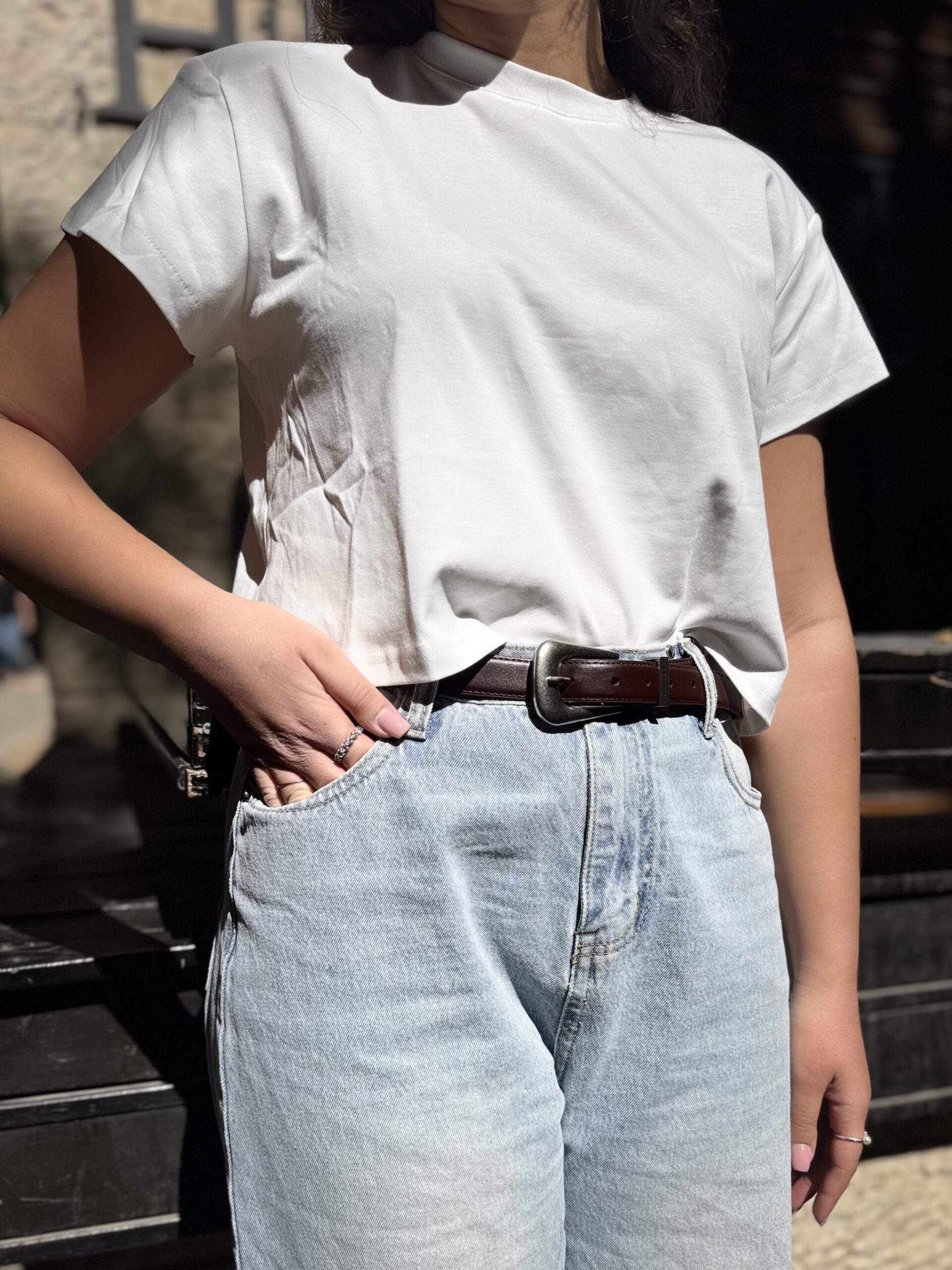 חגורת לני בורדו יין – תמונה 4