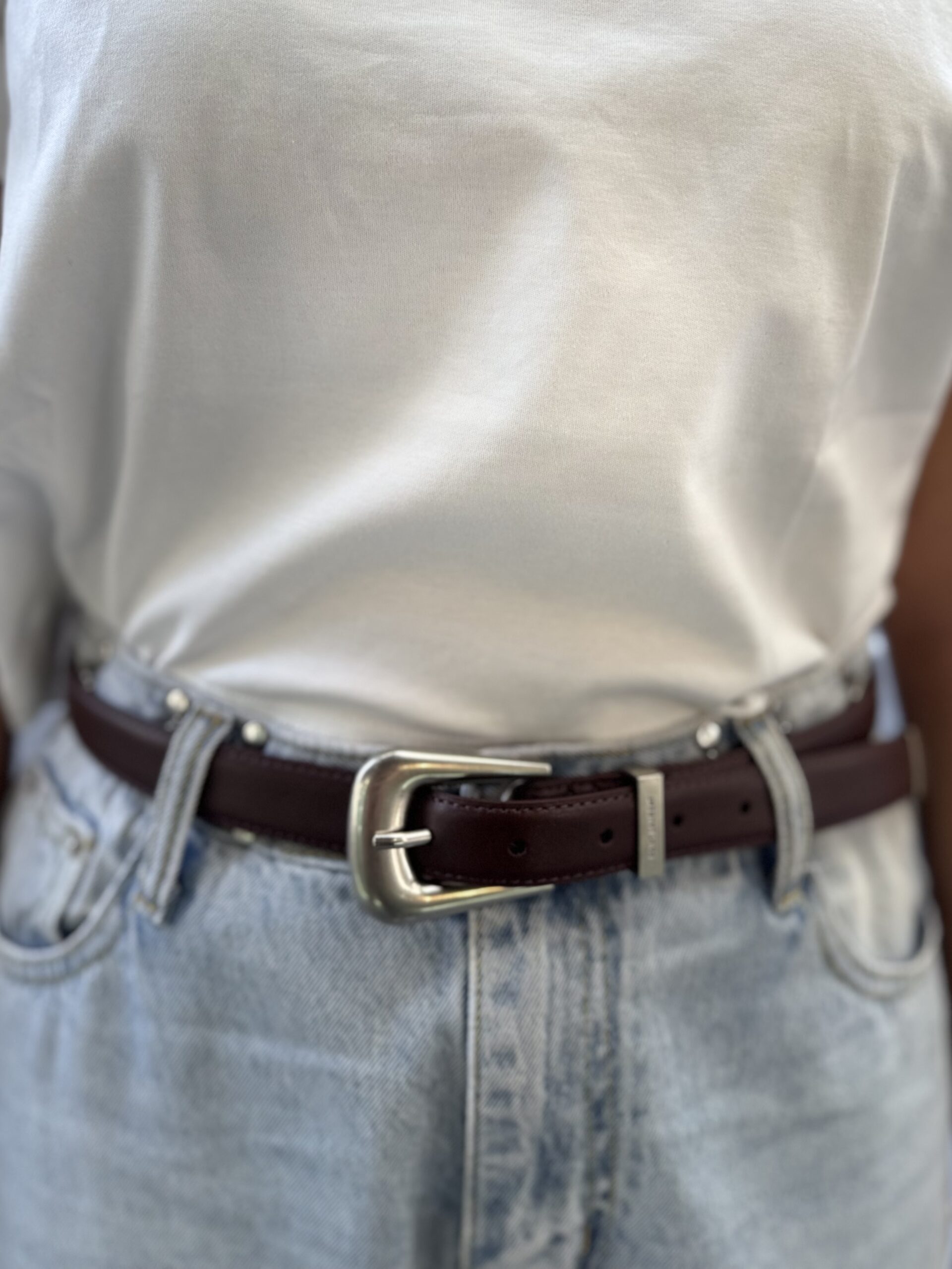 חגורת לני בורדו יין – תמונה 5