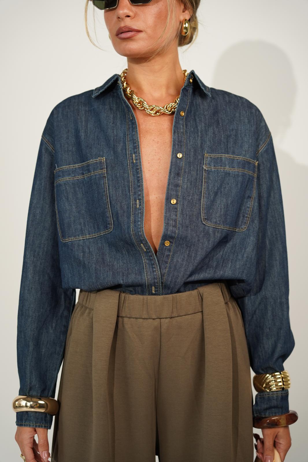 חולצת מילה גינס מעושן