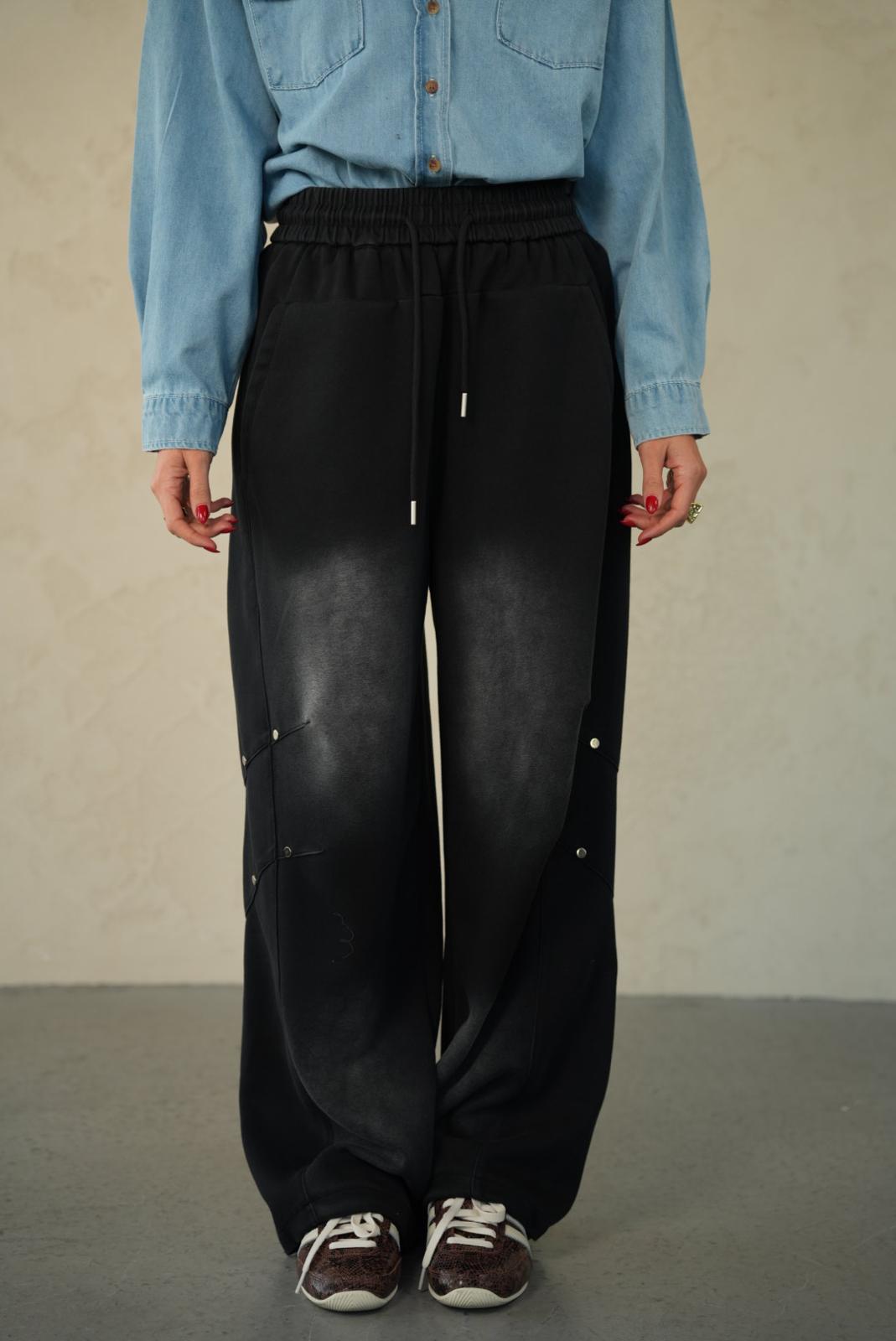 מכנס סאם מושחר – תמונה 2