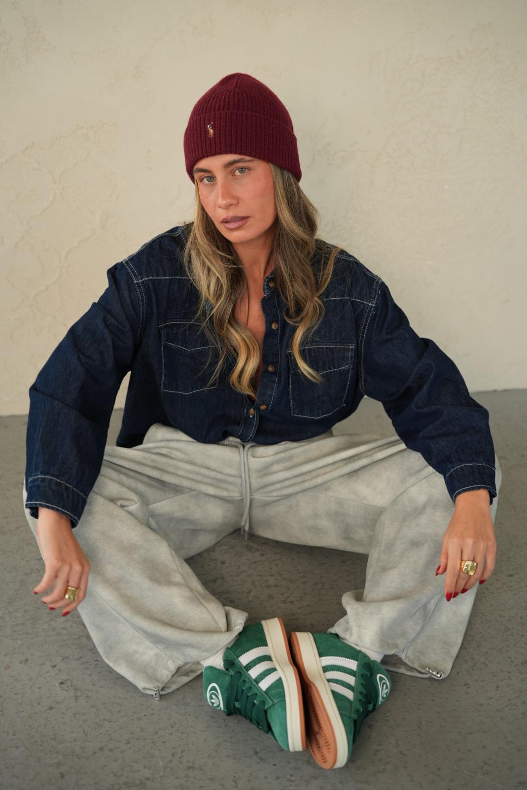 מכנס סאם אפור – תמונה 2