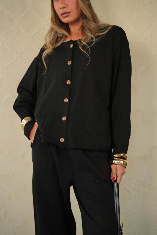 חליפת פייפר שחורה