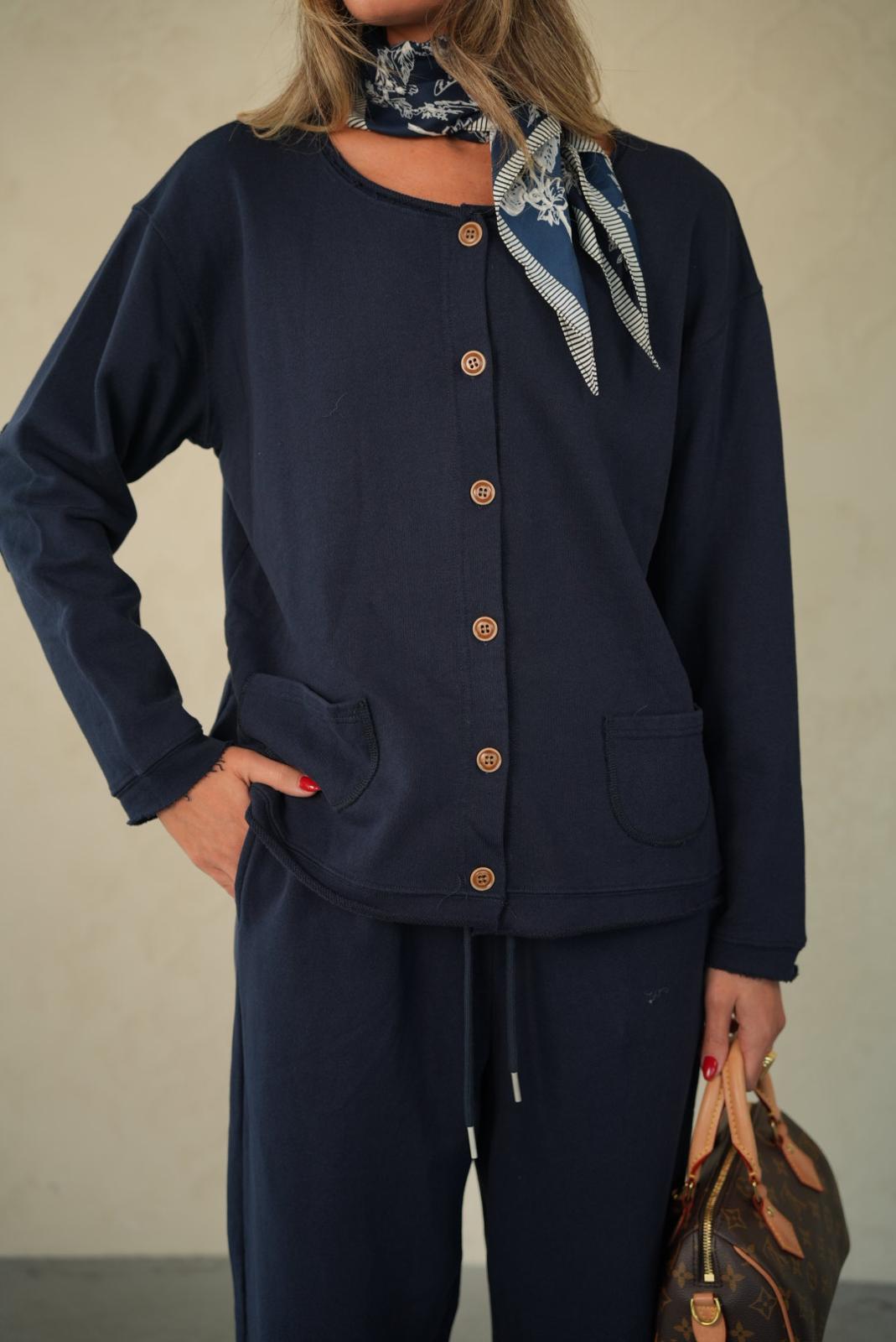 חליפת פייפר כחול נייבי – תמונה 2