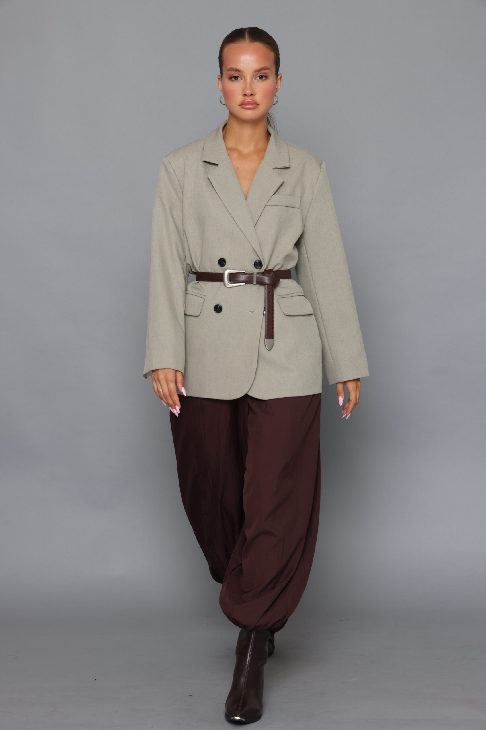 מכנס בלון חום – תמונה 3