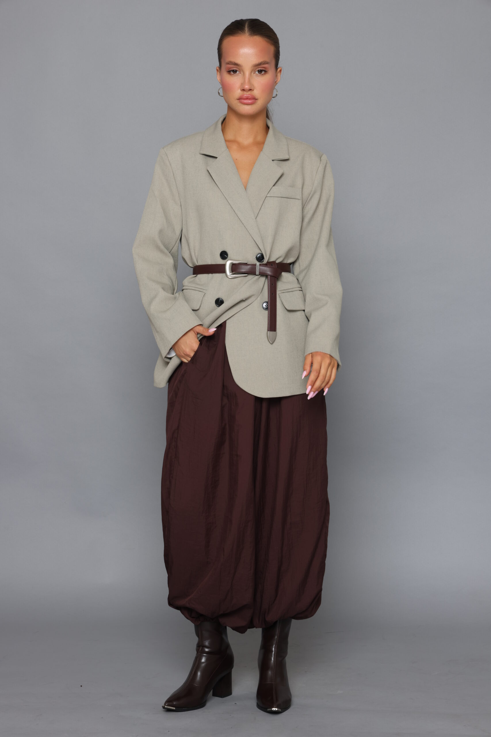 מכנס בלון חום