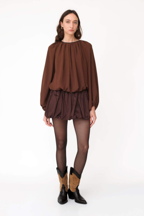 חולצת ראסטי חומה