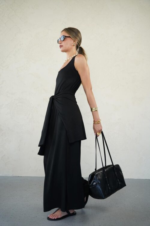 שמלת סלינה שחורה