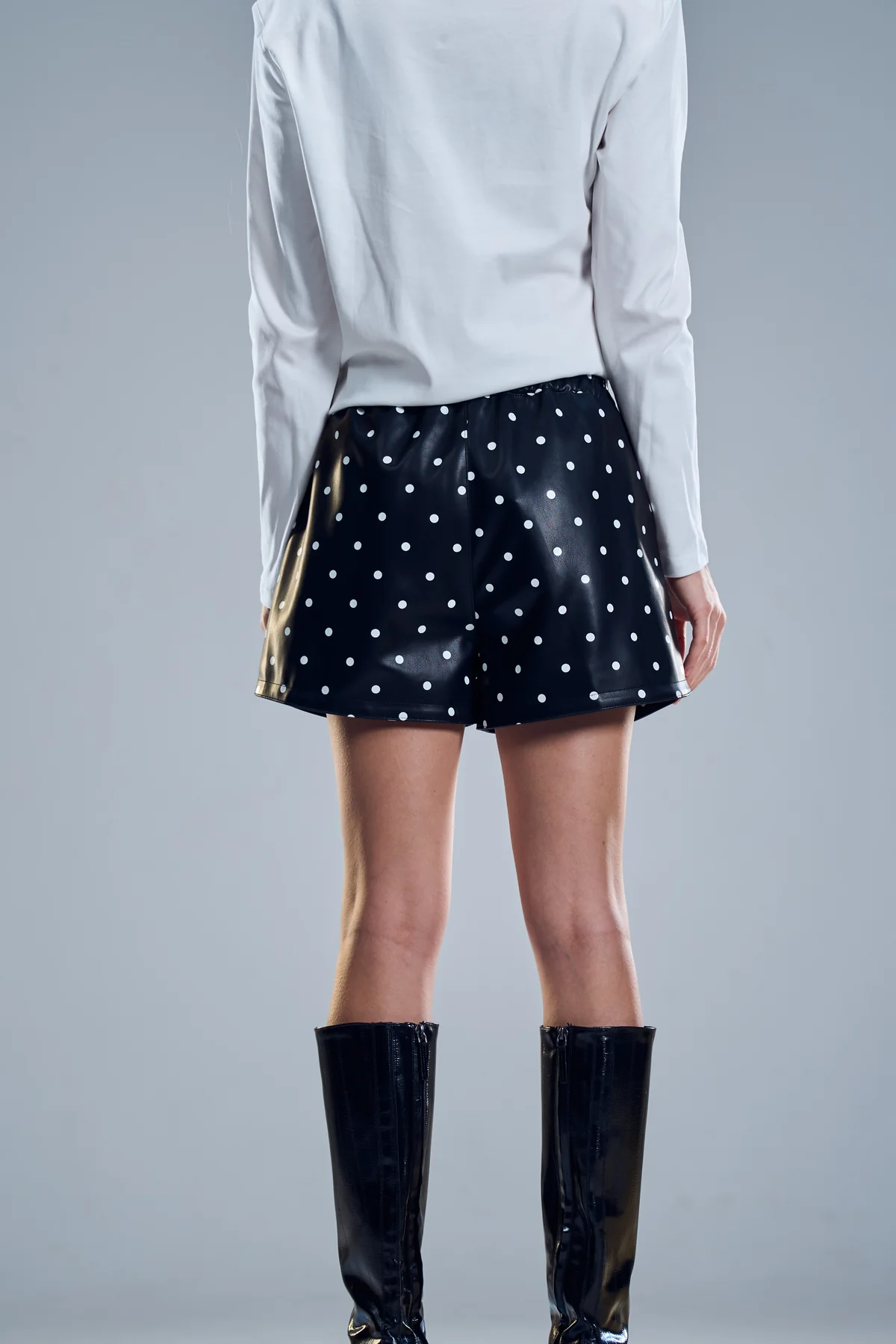 מכנס מייסי נקודות שחור – תמונה 3