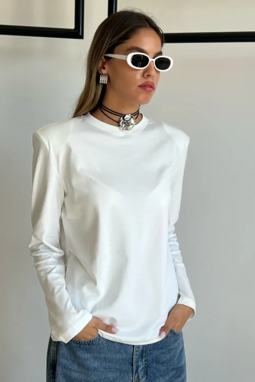 חולצת ליביה לבנה