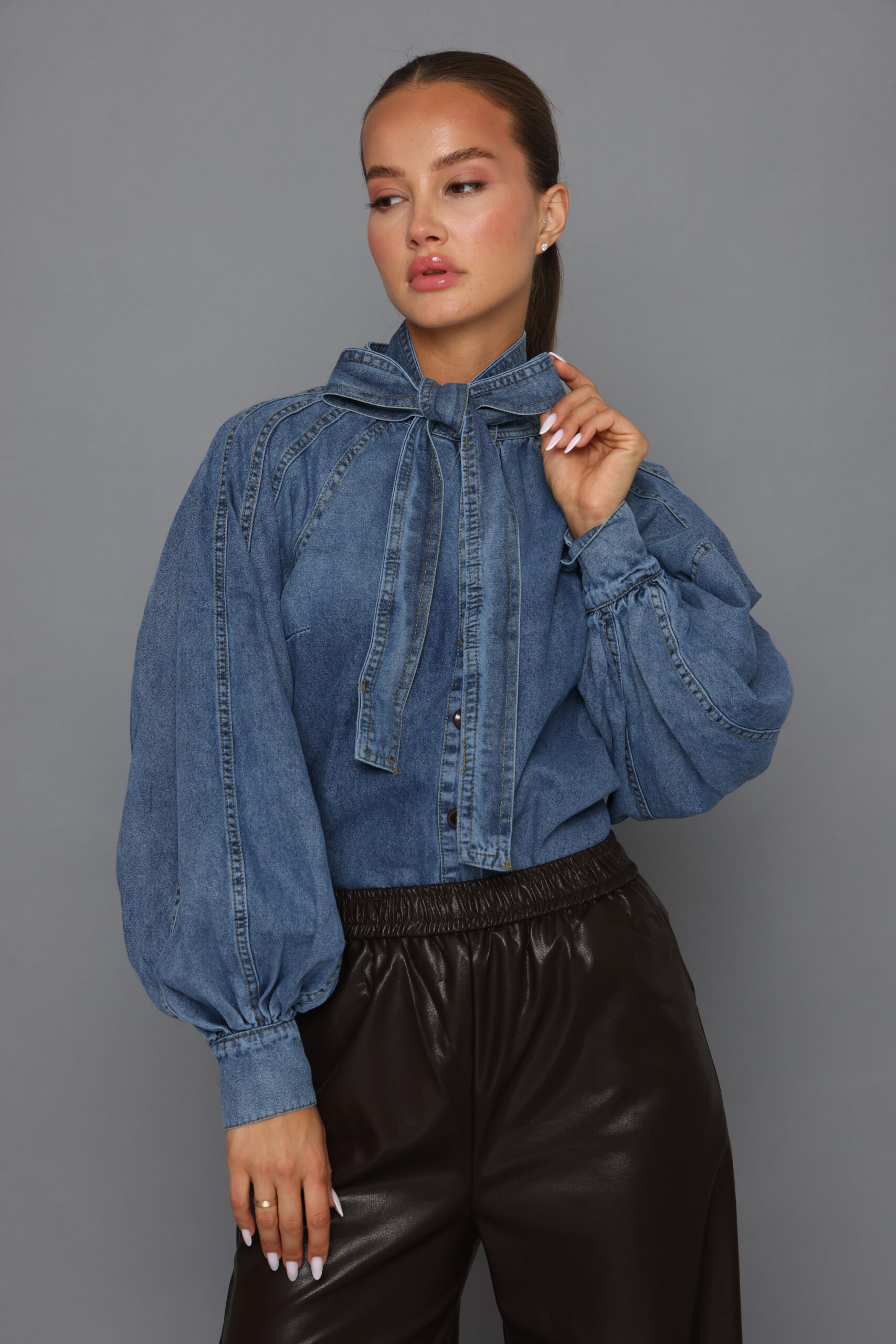 חולצת פפיון גינס – תמונה 4