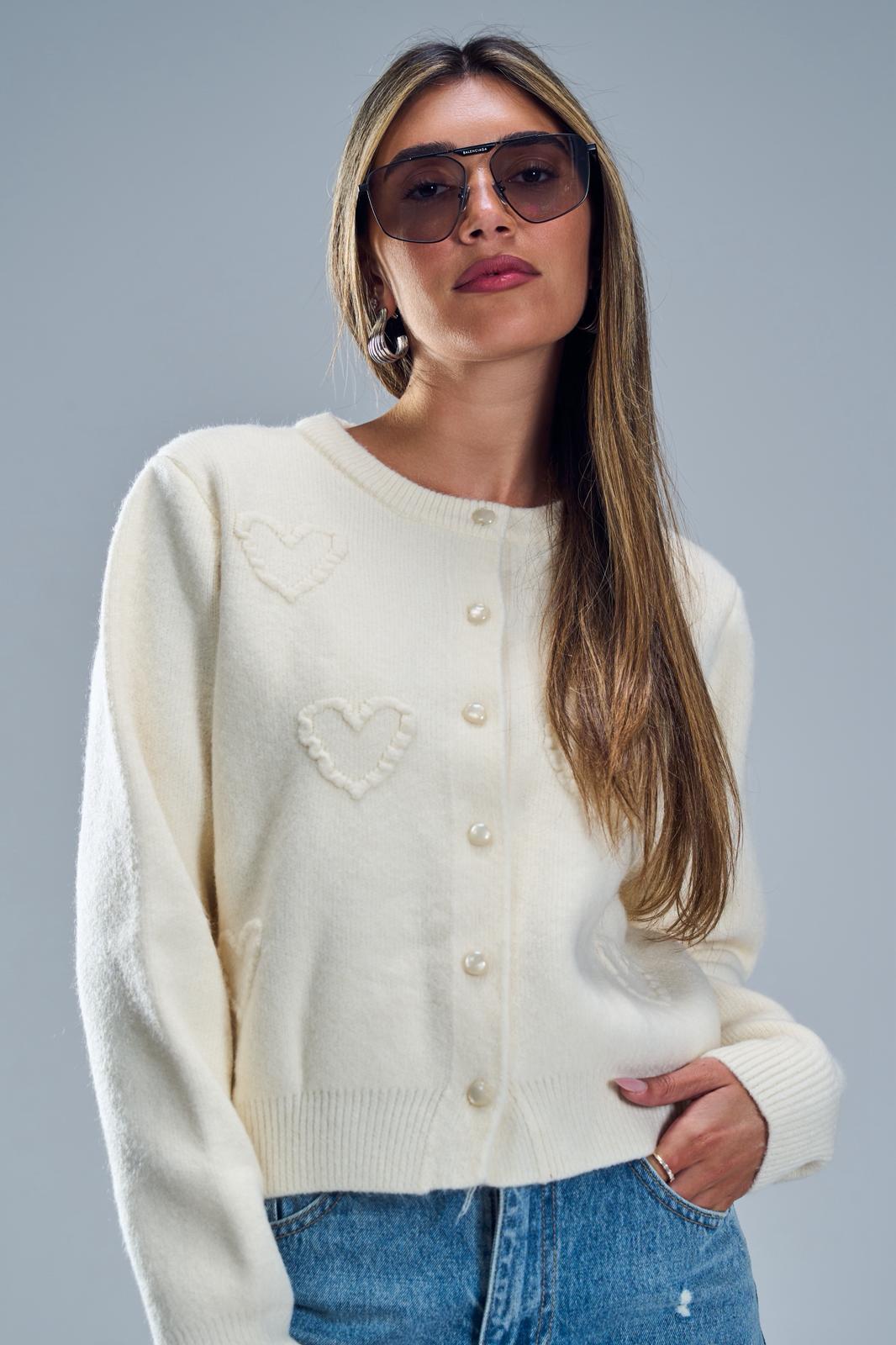 קרדיגן הארט שמנת