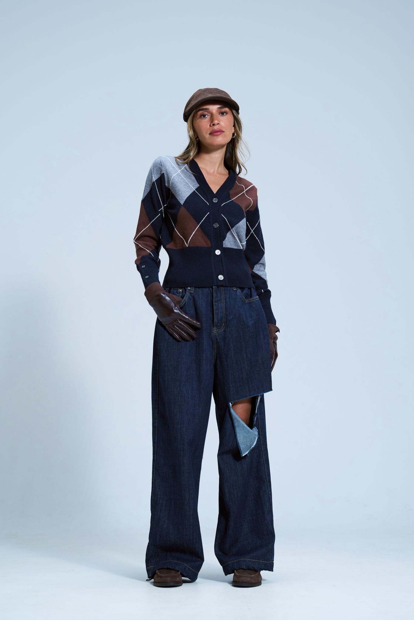 סריג מריאן כחול – תמונה 4