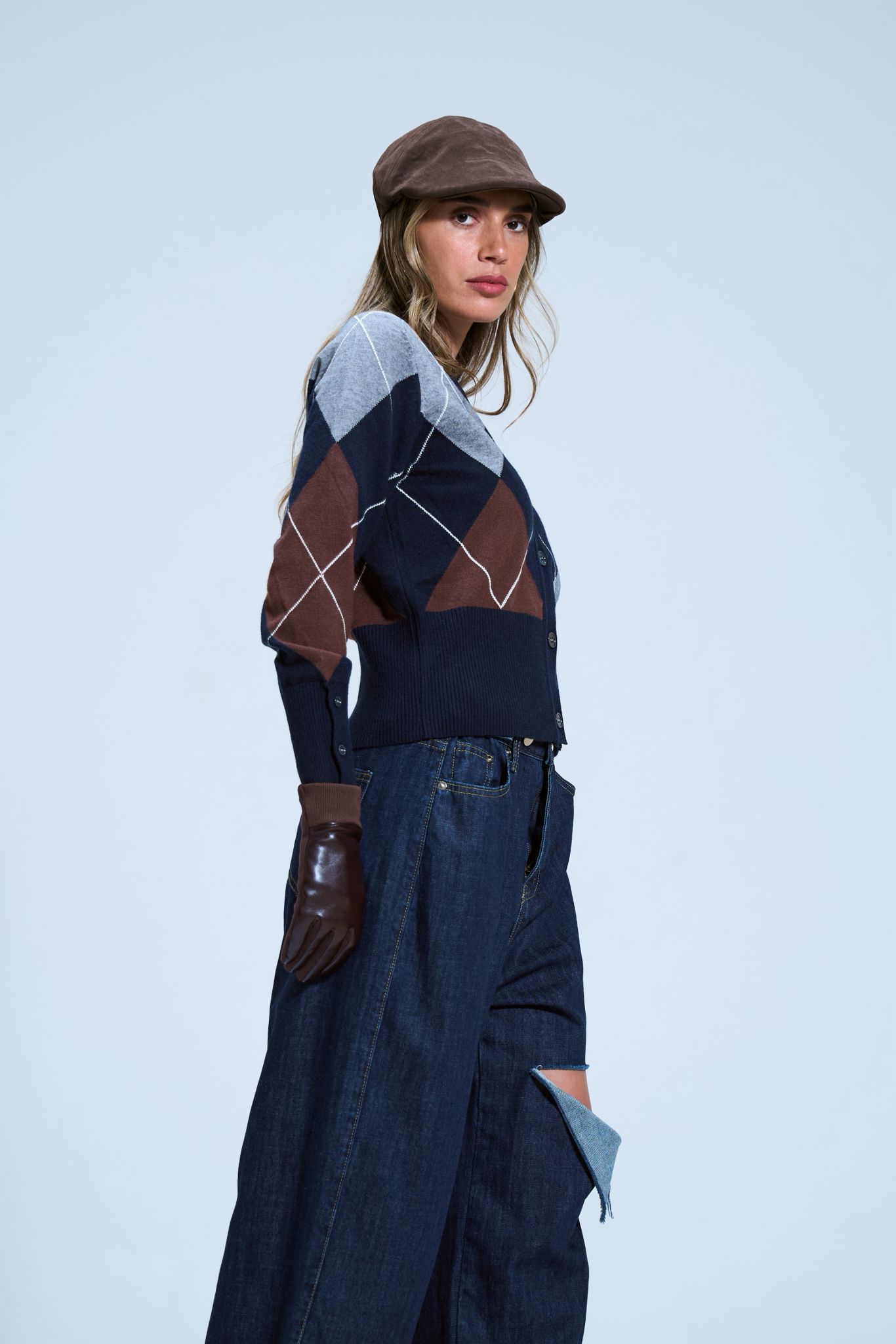 סריג מריאן כחול – תמונה 5