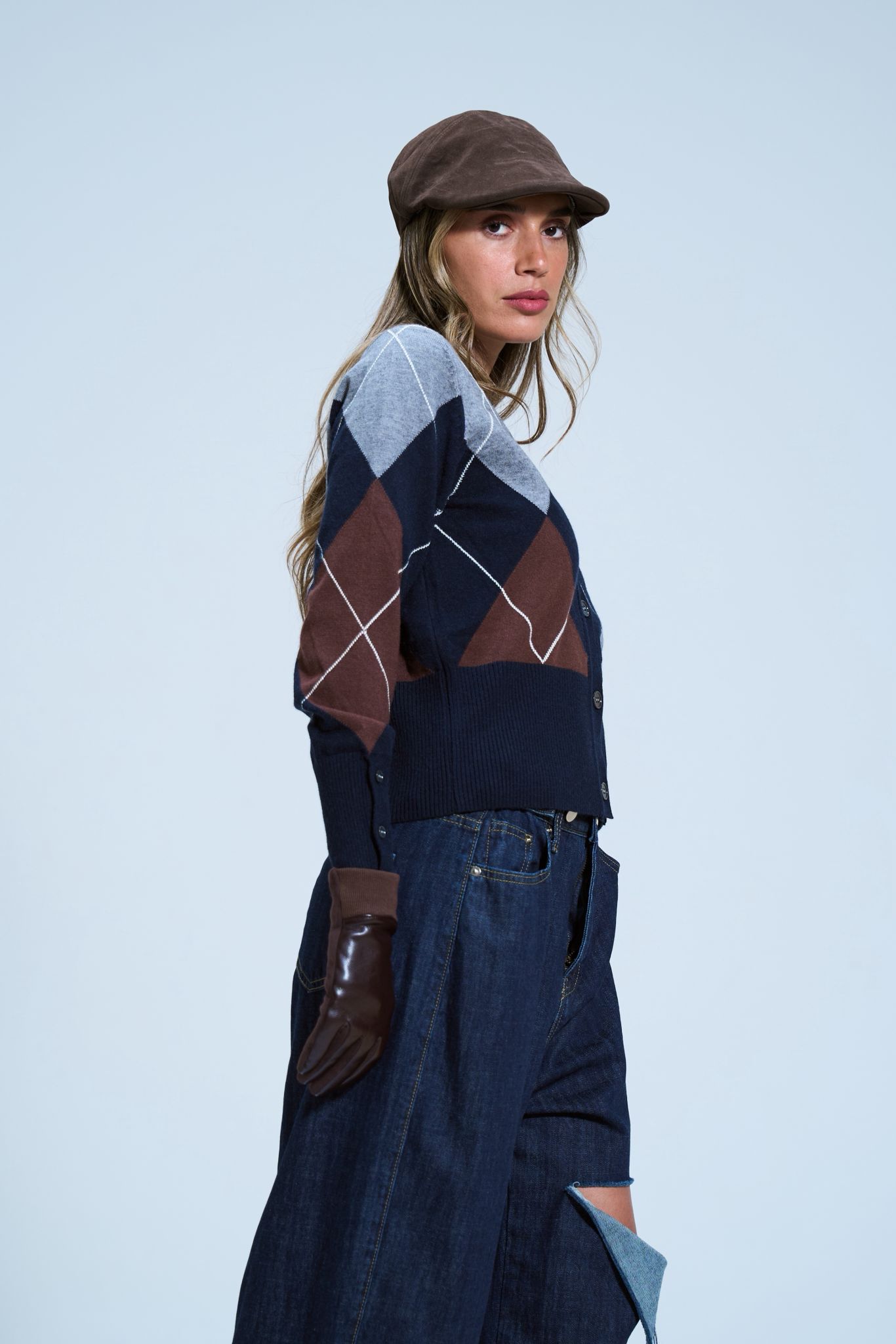 סריג מריאן כחול – תמונה 3