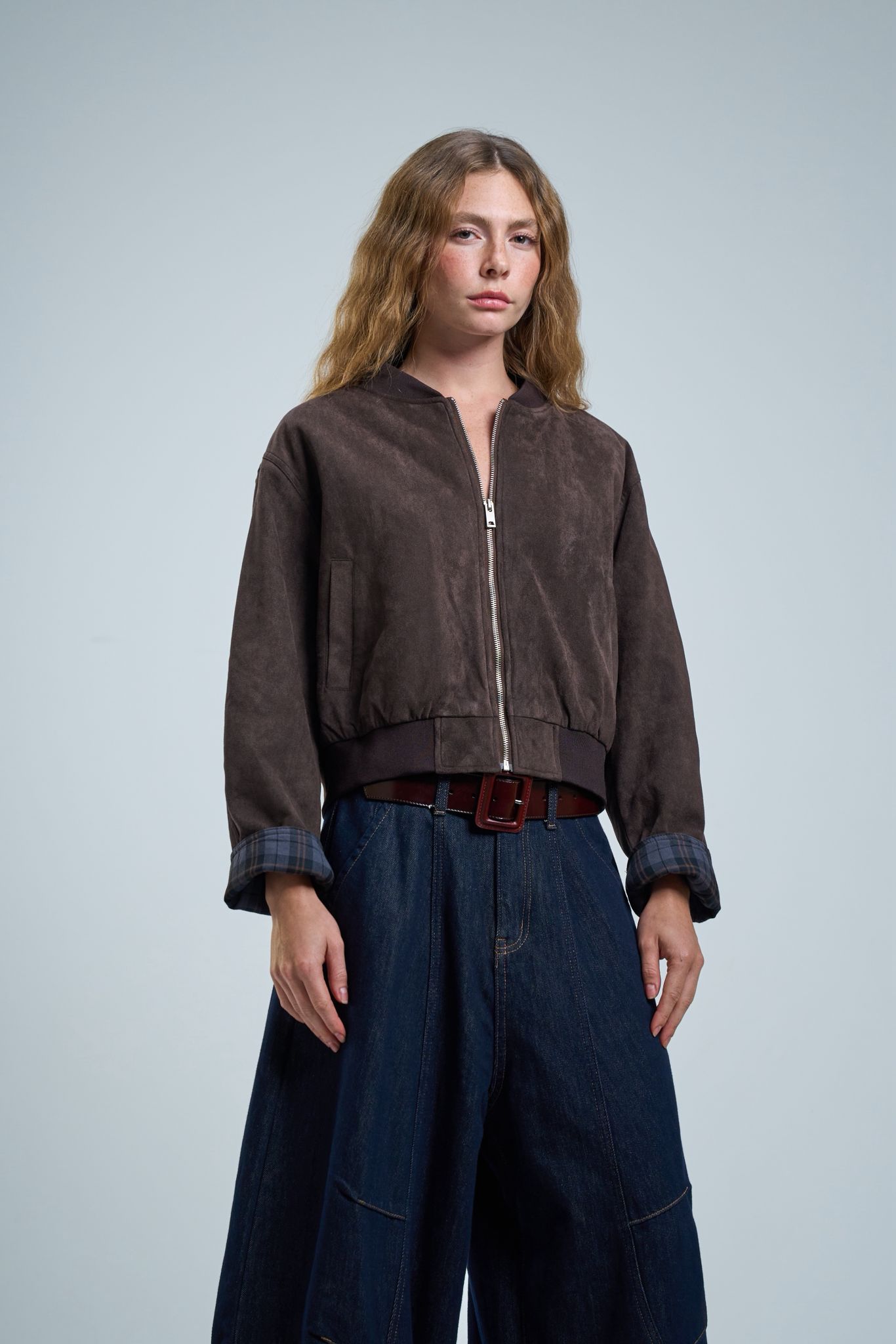 מעיל אדלי חום שוקולד – תמונה 5