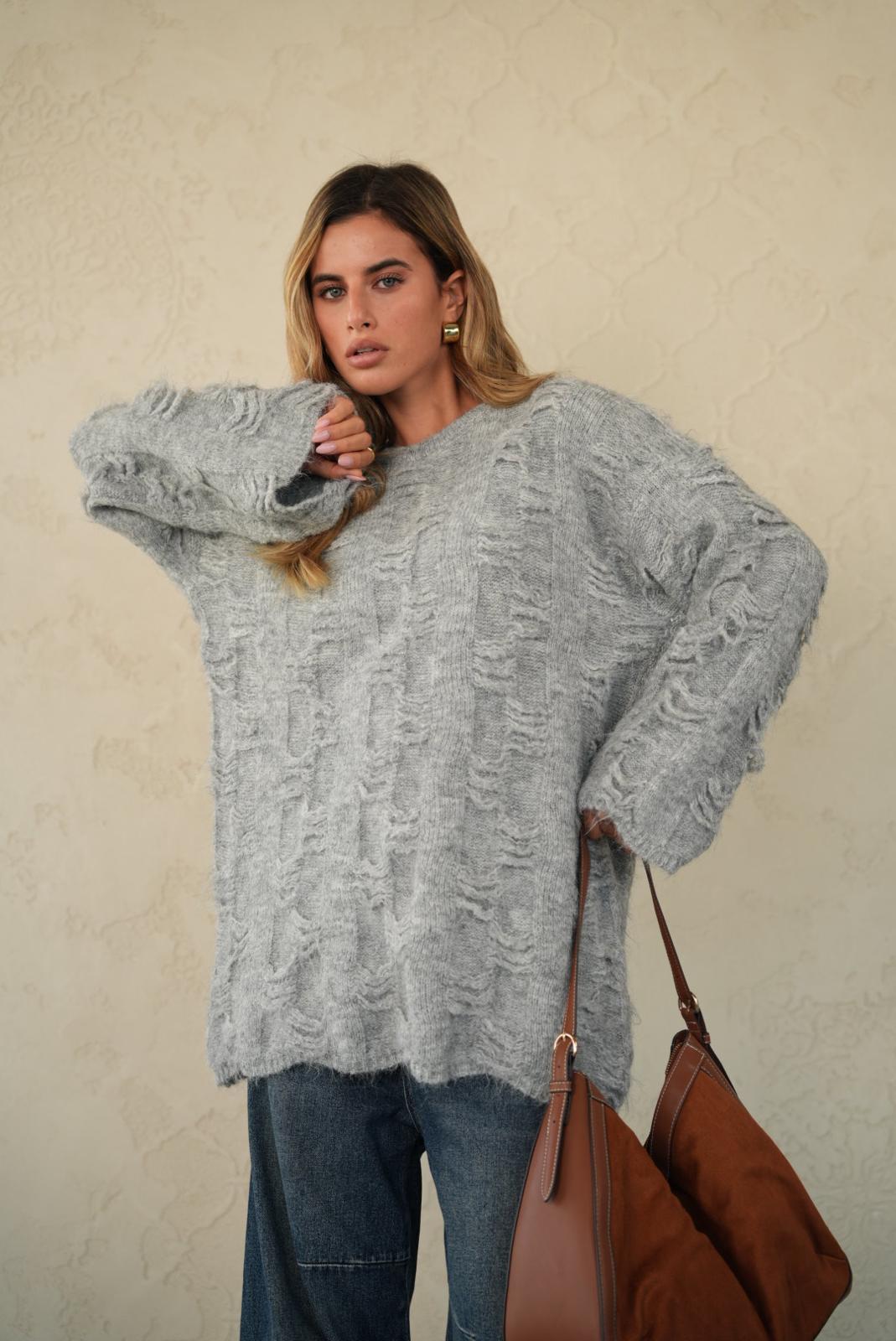 סריג רפאל אפור