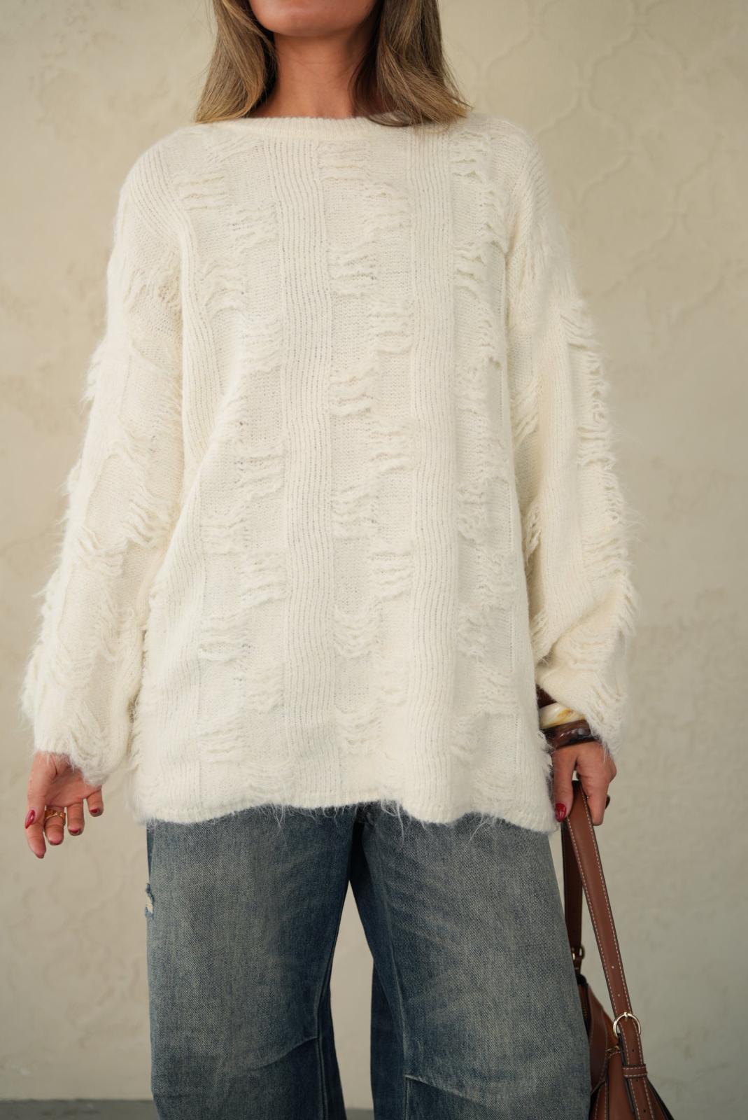 סריג רפאל שמנת – תמונה 4