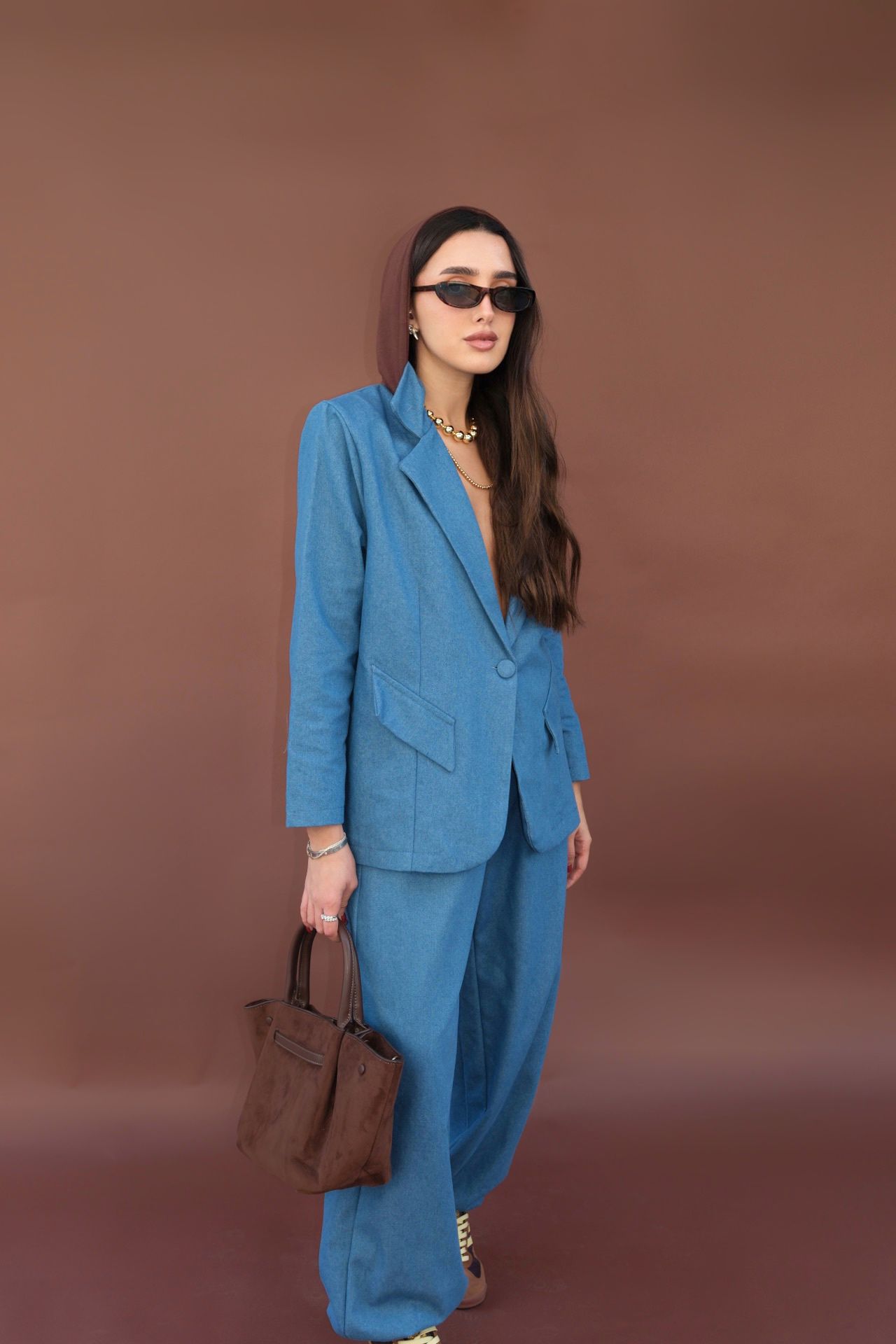 חליפת בלון גינס בהיר – תמונה 2