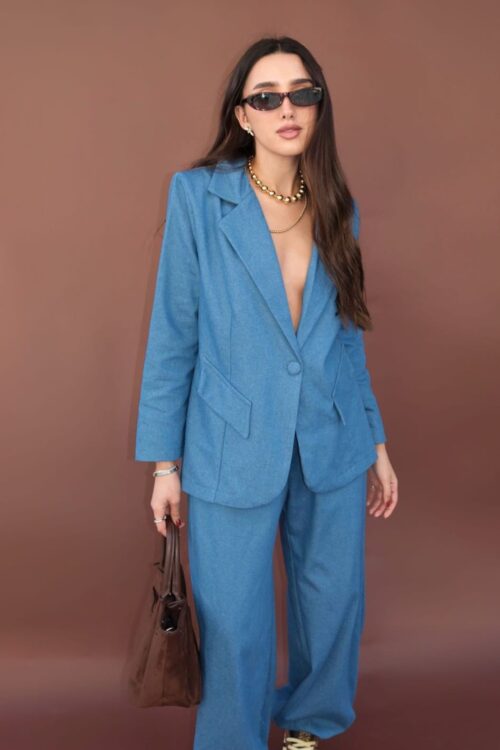 חליפת בלון גינס בהיר