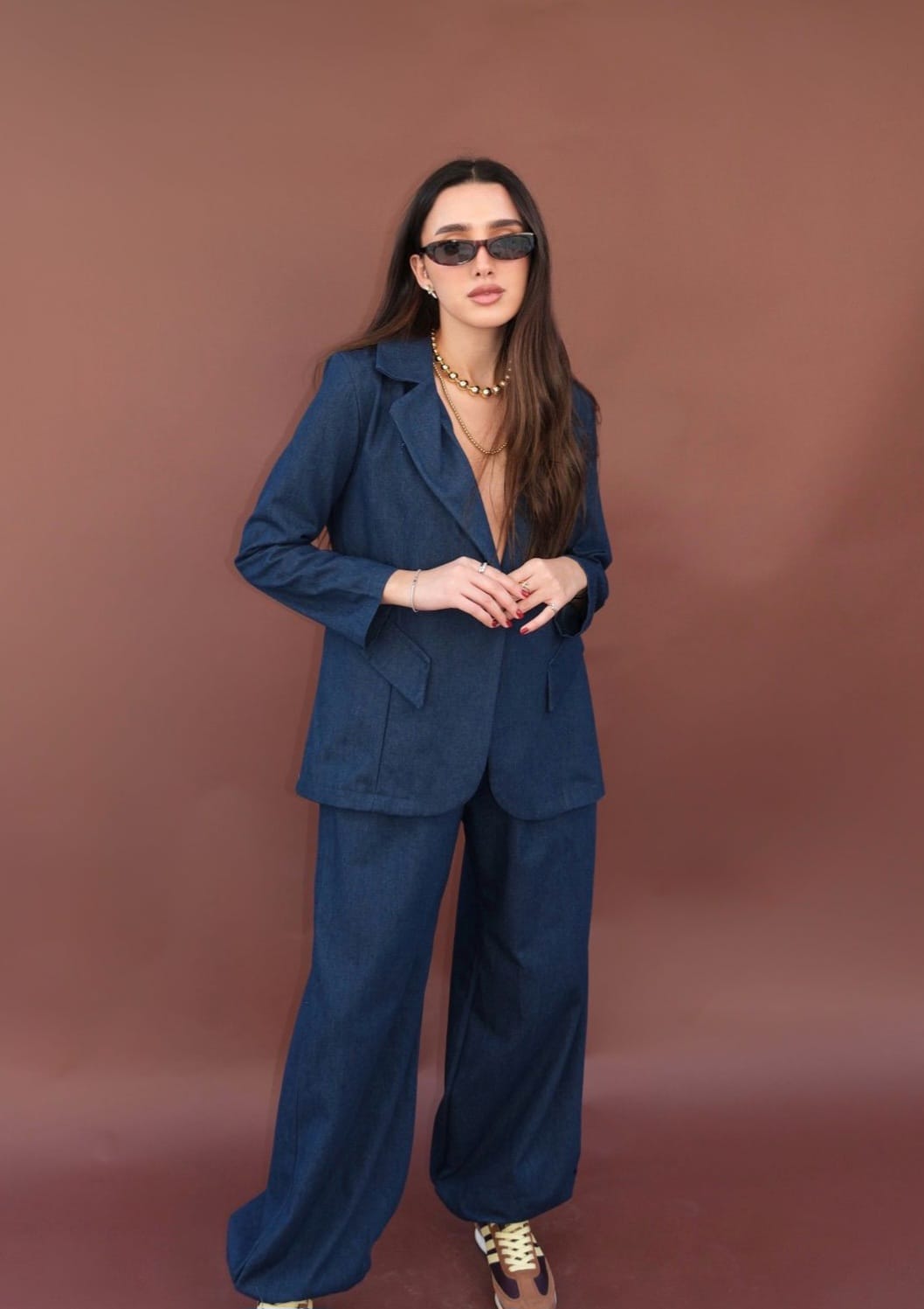 חליפת בלון גינס כהה – תמונה 2