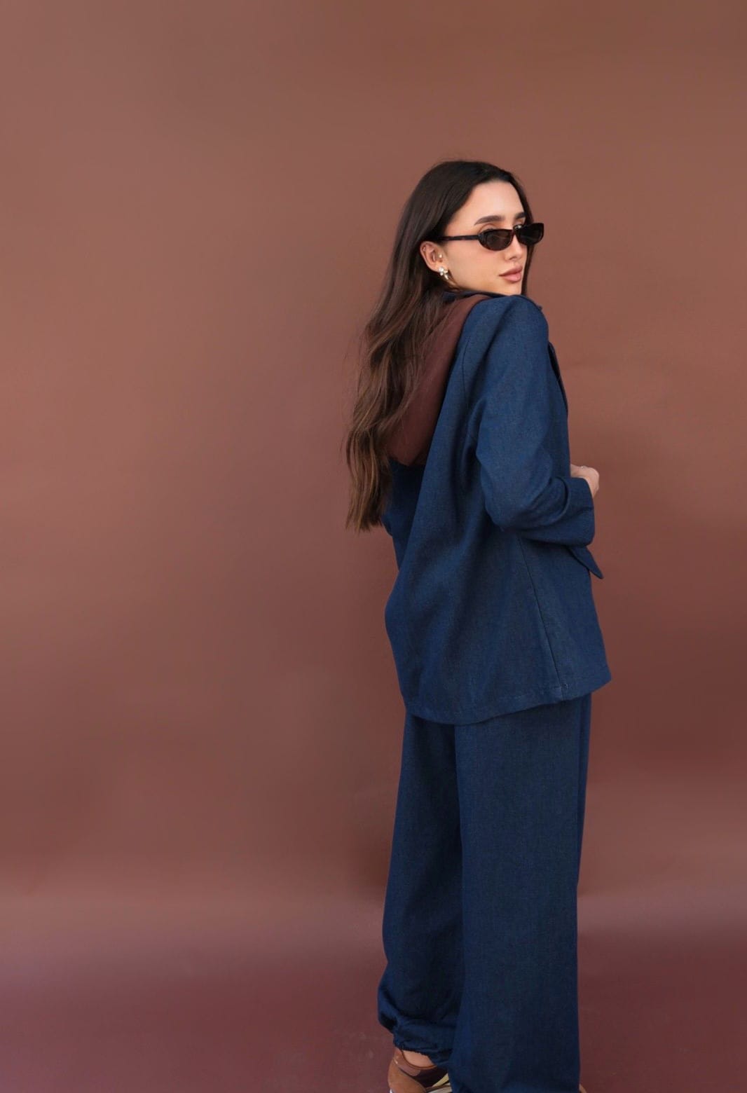 חליפת בלון גינס כהה – תמונה 3