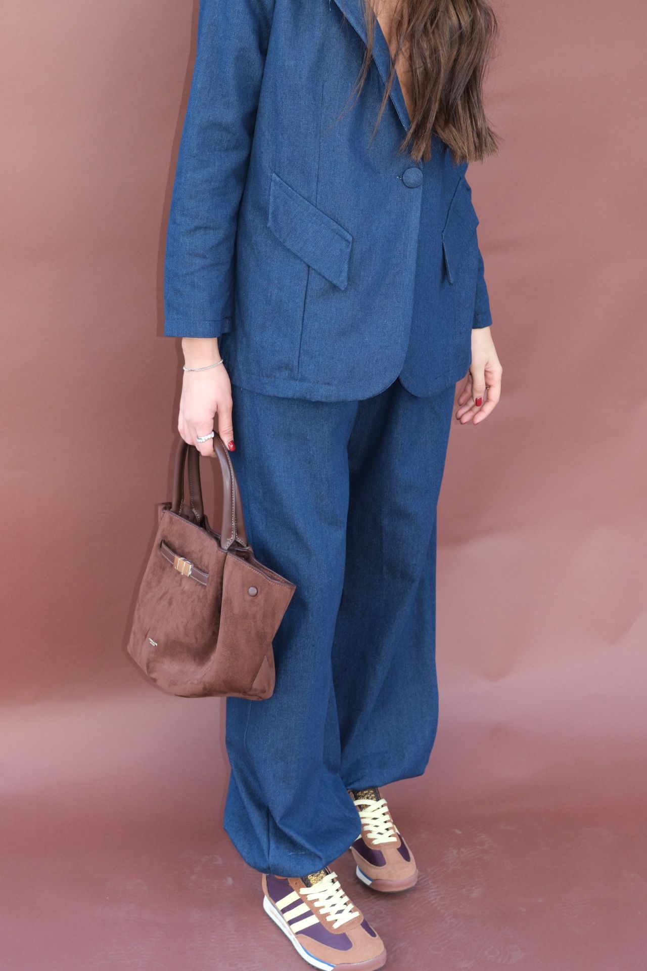 חליפת בלון גינס כהה – תמונה 5