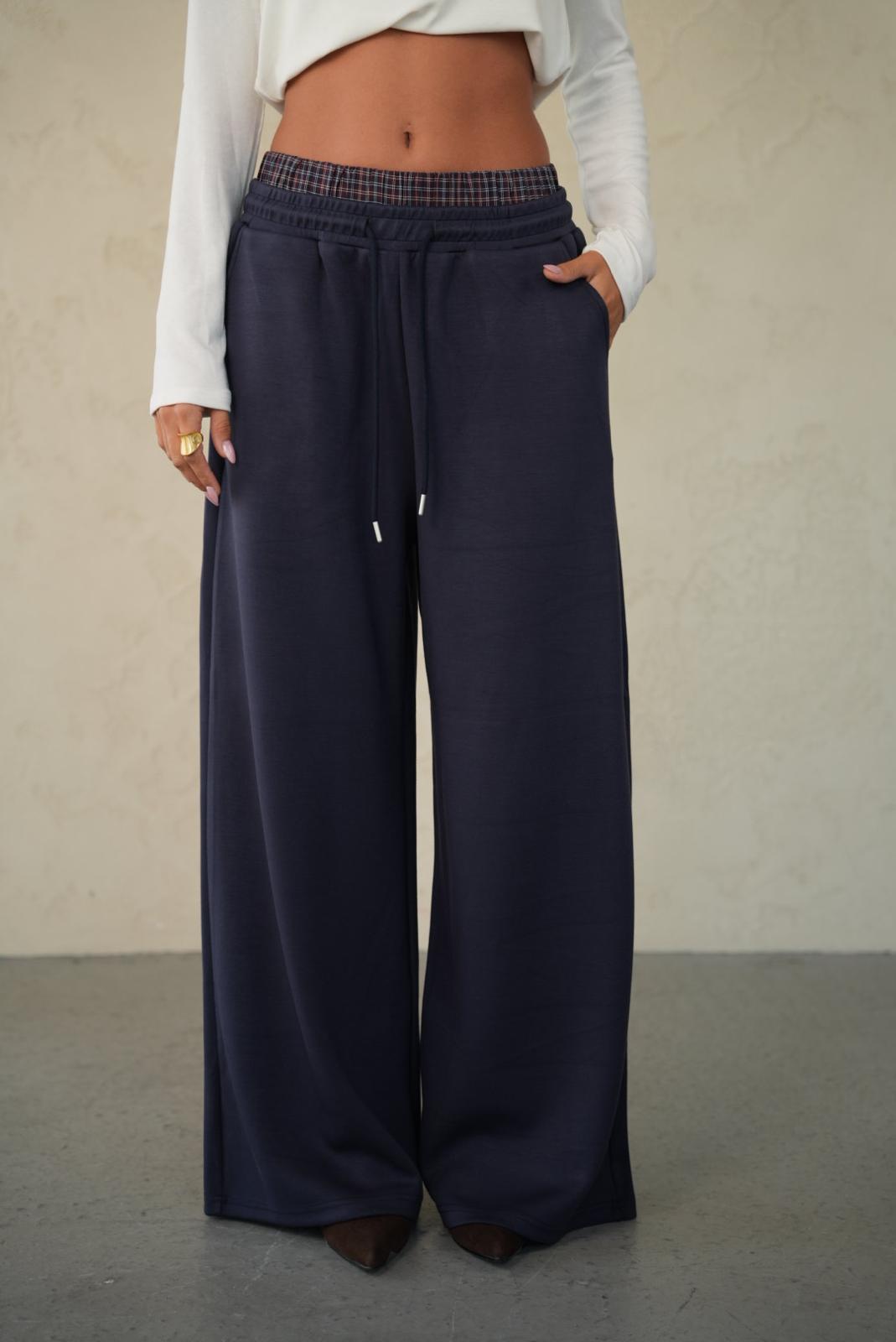 מכנס קמיל כחול נייבי