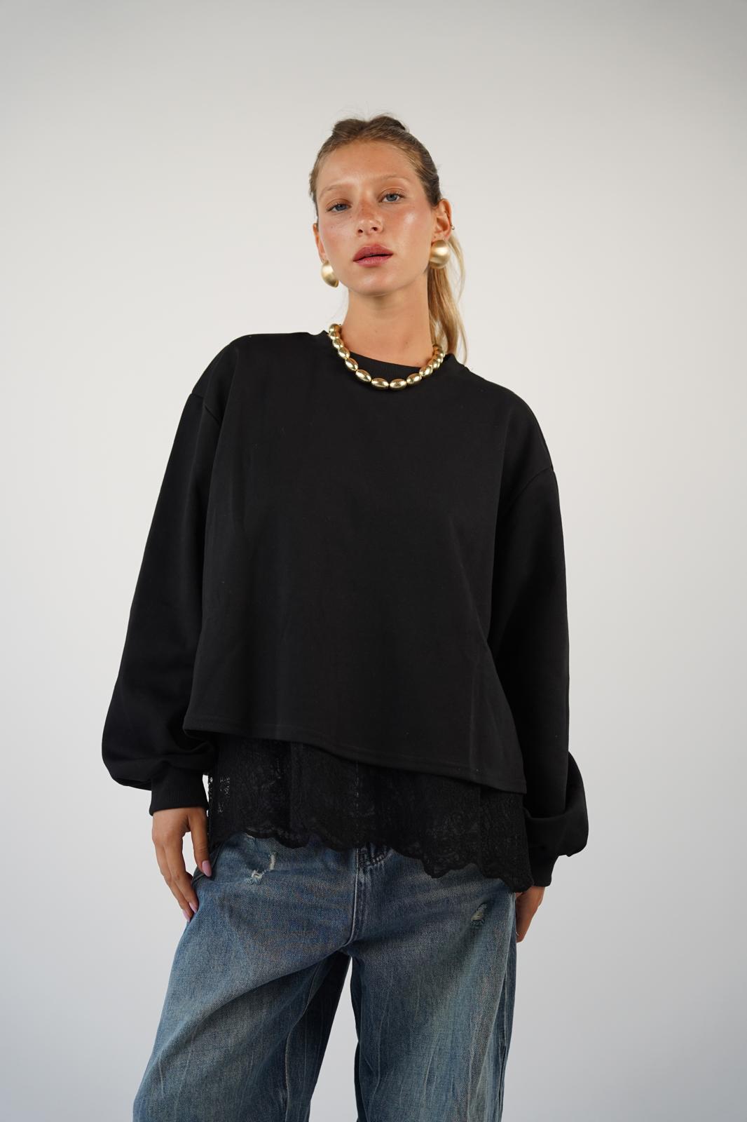 חולצת פוטר נועה שחורה – תמונה 2