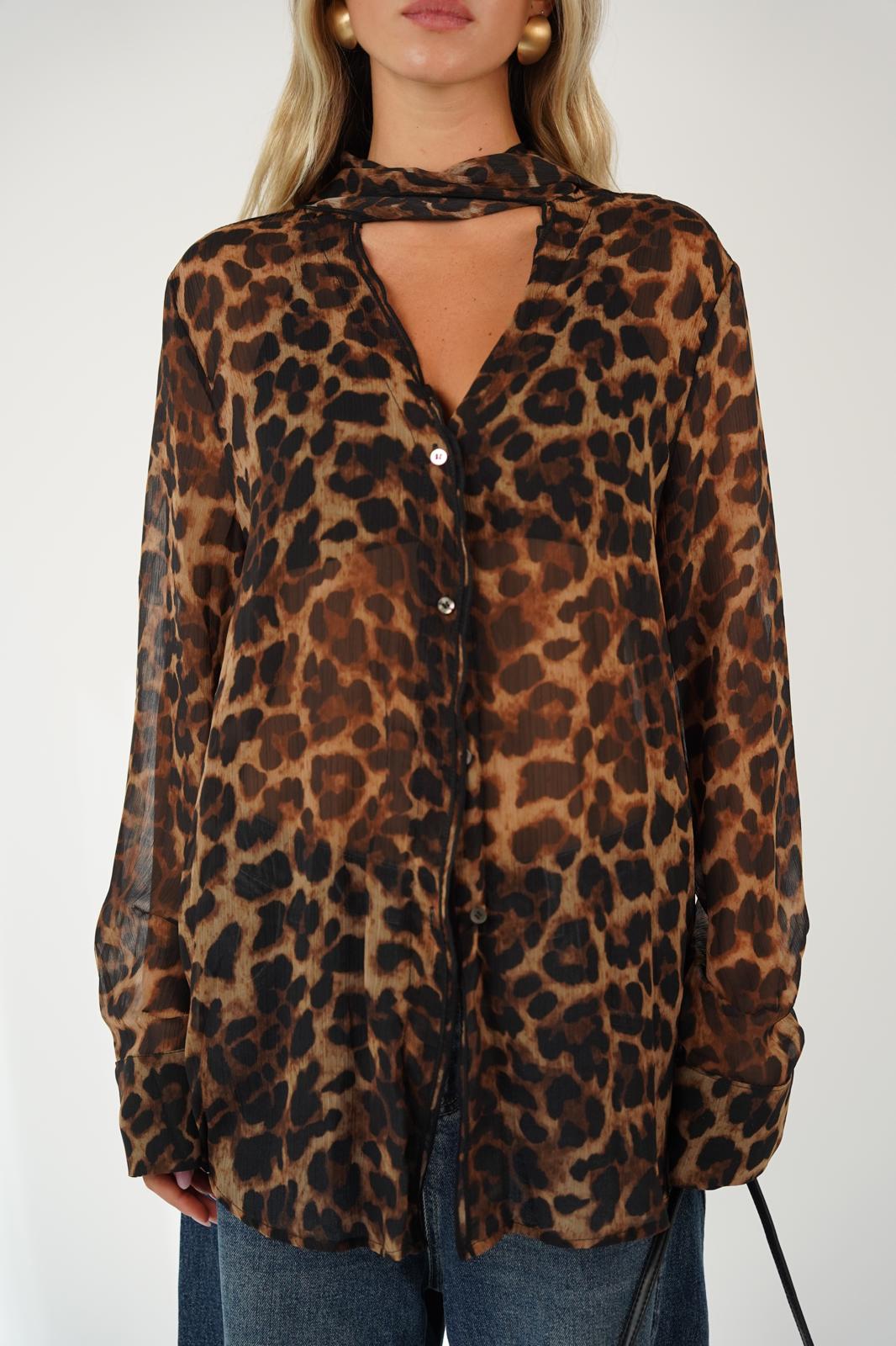 חולצת סאם מנומרת – תמונה 4