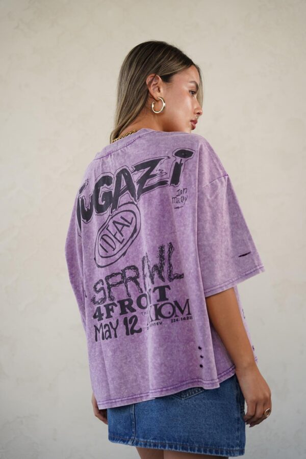 ⁦חולצת קורי סגולה⁩ – תמונה ⁦3⁩