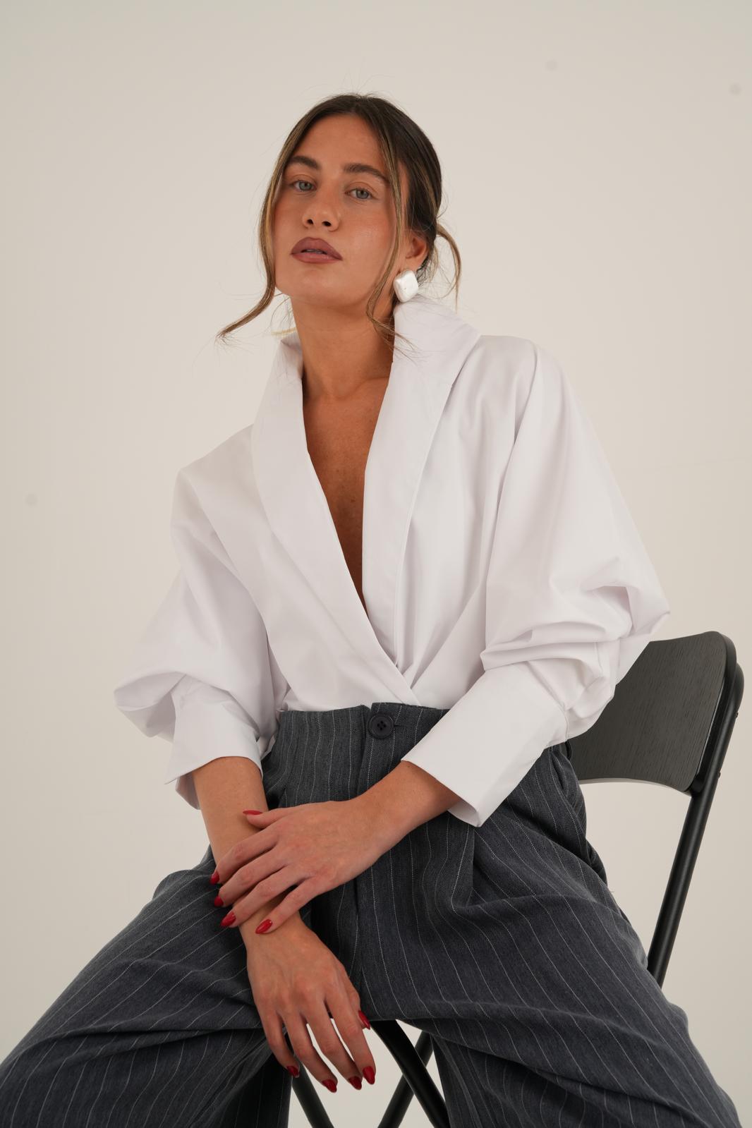 מכנס עמנואל כחול-אפור – תמונה 7