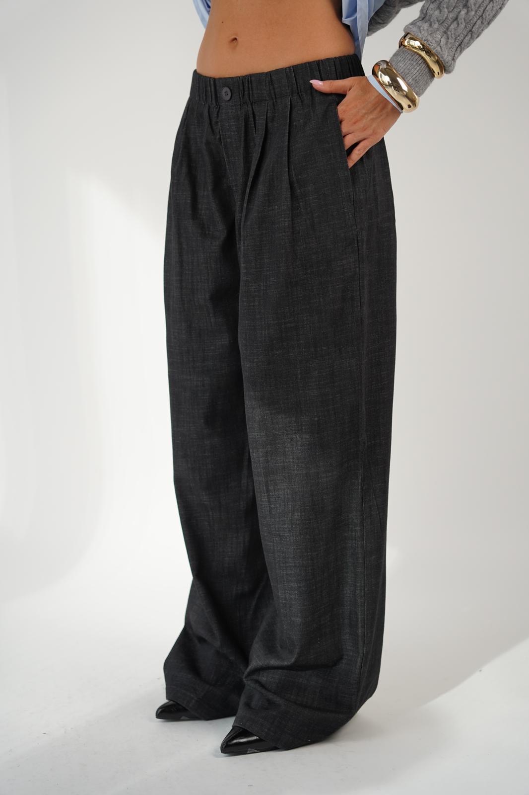 מכנס רייאן שחור – תמונה 2