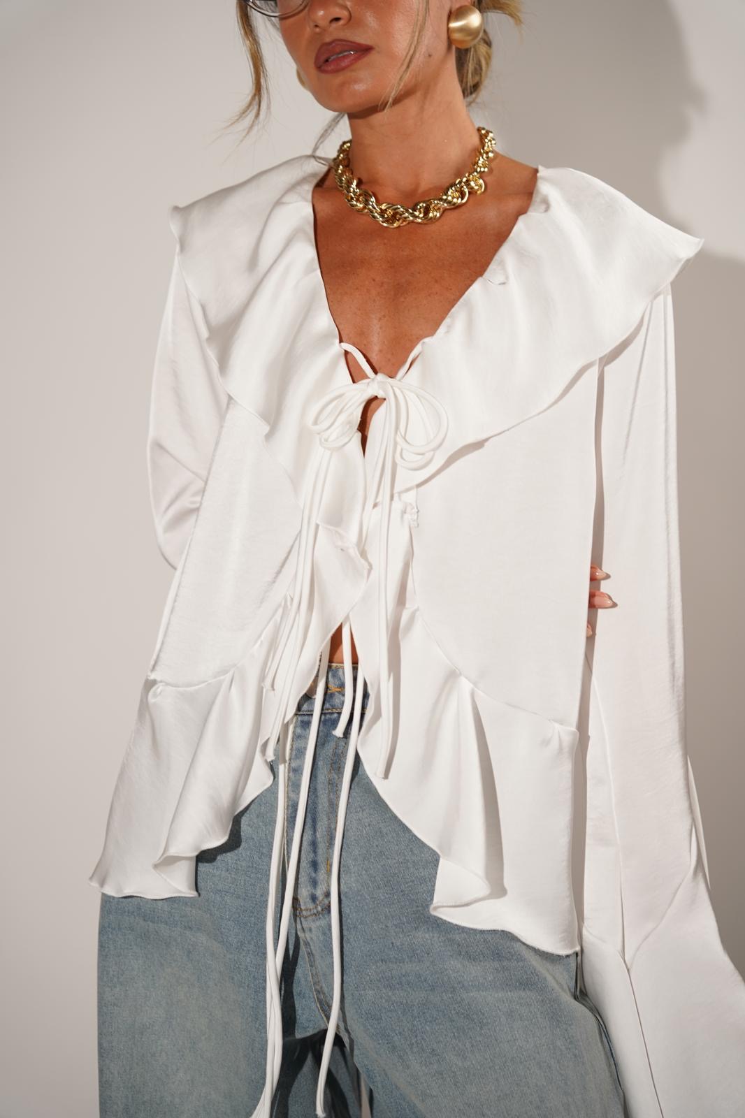 חולצת איימי לבנה