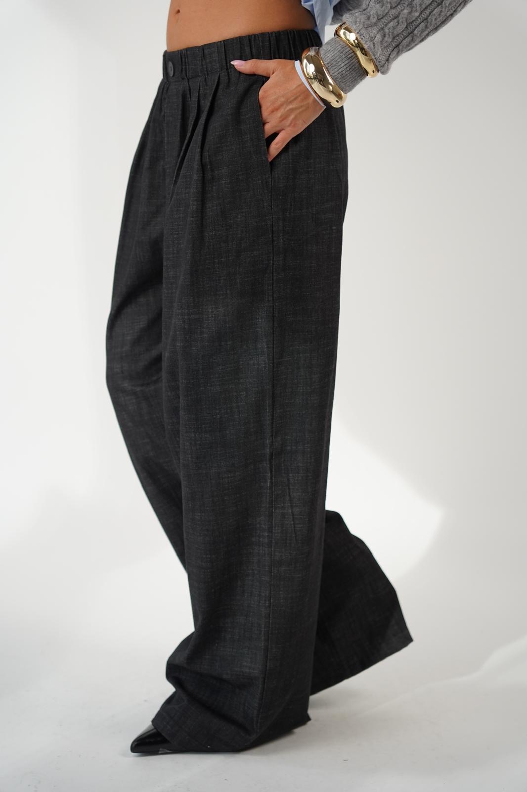 מכנס רייאן שחור – תמונה 3