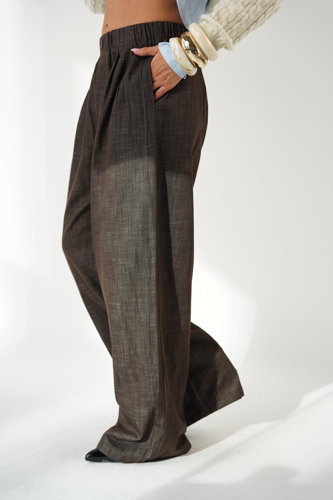 מכנס רייאן חום – תמונה 2