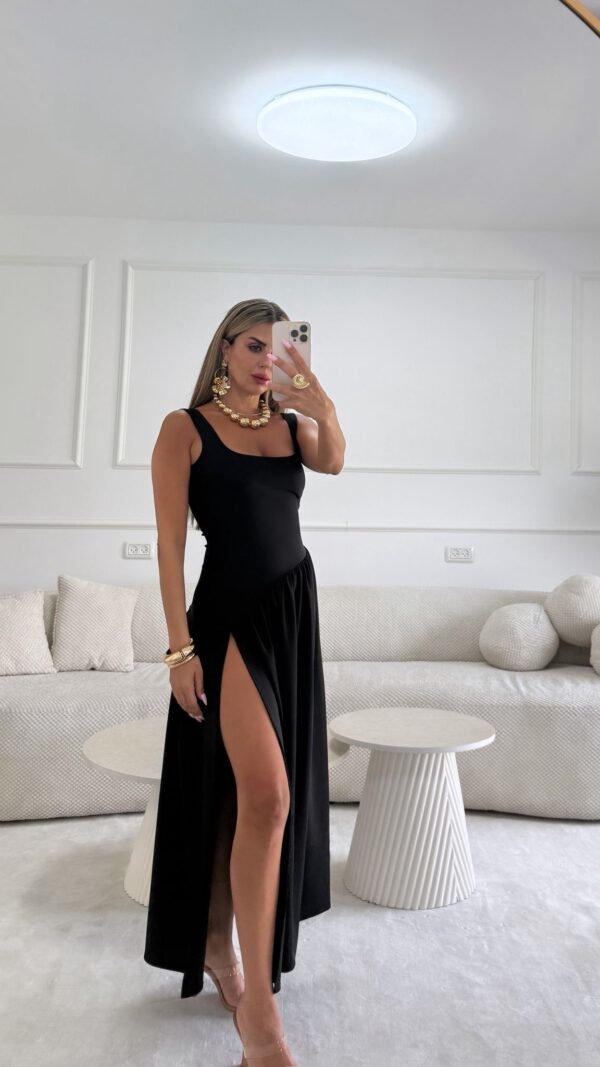⁦שמלת מייה שחורה⁩ – תמונה ⁦3⁩