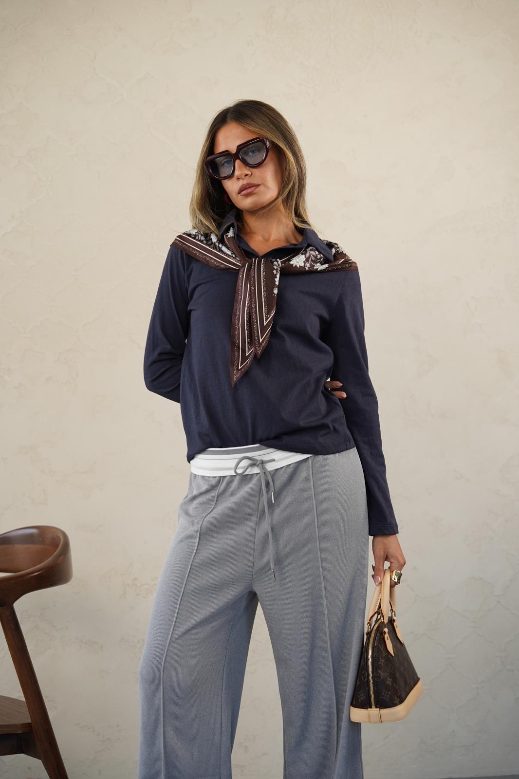 חולצת מאיה כחולה – תמונה 2