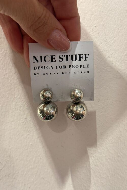 עגילי לומיני מוכסף